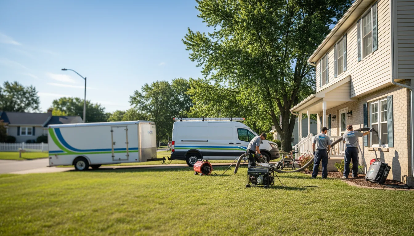 Flooded Basement Restoration And Cleanup With Repair in Nielsville, MN near me